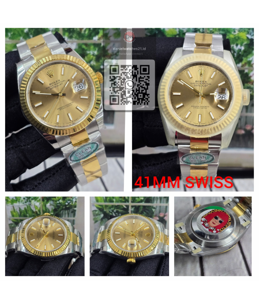 ROLEX DJ 41MM TWO-TONE GOLD DIAL 116331/CLEAN V2/2026