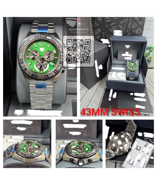 TAG HEUER F1 CHRONOGRAPH BLACK GREEN/KORF/2026