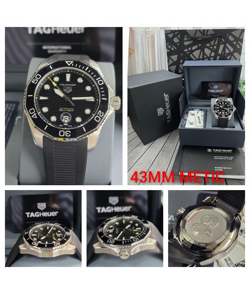 TAG HEUER AQUARACER PROFESIONAL 300 BLACK RUBBER DIVER/KORF/2026