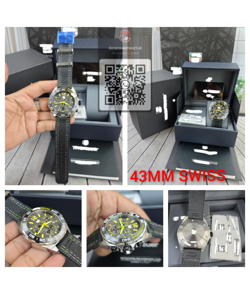 TAG HEUER F1 CHRONOGRAPH QUARTZ 43MM TEXTILE/KORF/2026
