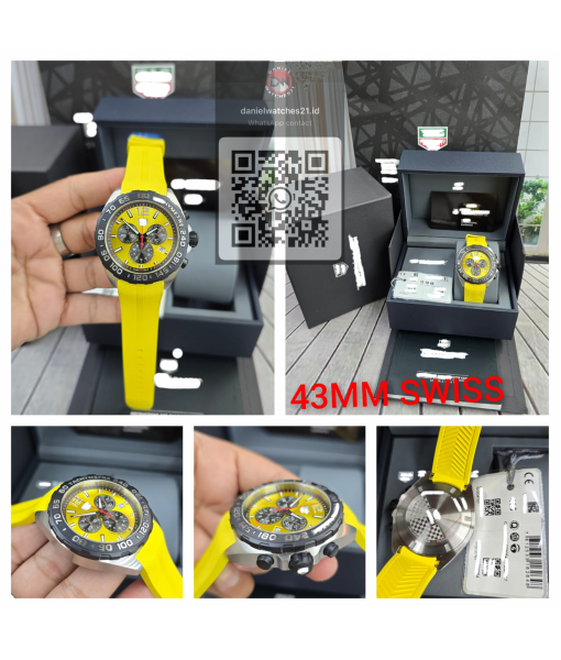 TAG HEUER F1 CHRONOGRAPH QUARTZ YELLOW RUBBER/KORF/2026