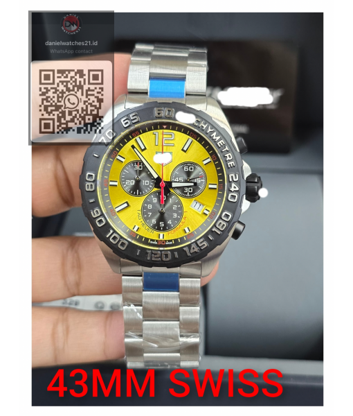 TAG HEUER F1 CHRONOGRAPH QUARTZ YELLOW STEEL/KORF/2026