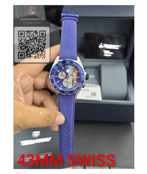 TAG HEUER F1 GULF CHRONOGRAPH LEATHER /KORF/2026