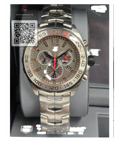 TAG HEUER F1 AYRTON SENNA GREY SS RED EDITION /KORF/2026