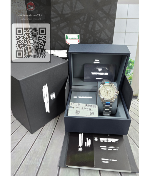 TAG HEUER AQUARACER 300M DUAL CHRONO SS WHITE/KORF/2026