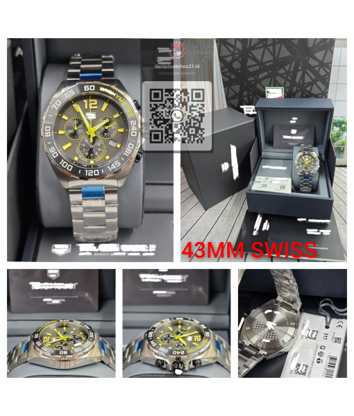 TAG HEUER F1 QUARTZ CHRONOGRAPH LIME GREY /KORF/2026