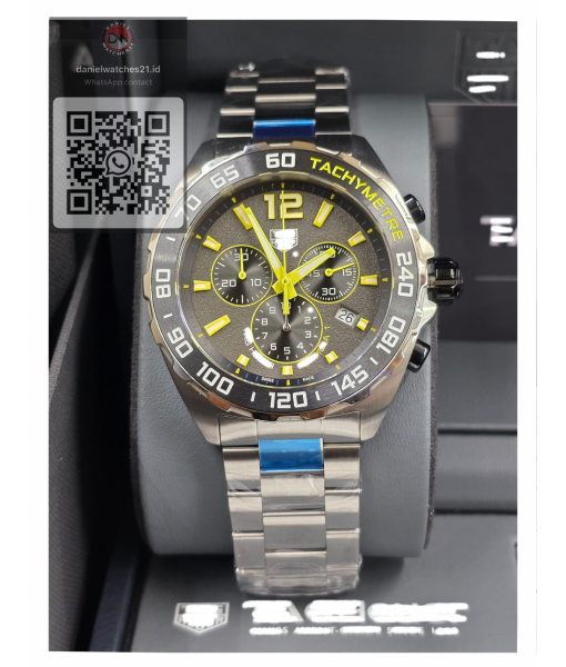 TAG HEUER F1 QUARTZ CHRONOGRAPH LIME GREY /KORF/2026