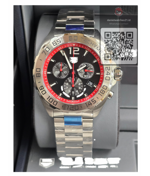 TAG HEUER F1 QUARTZ CHRONOGRAPH RED ACCENTS/KORF/2026